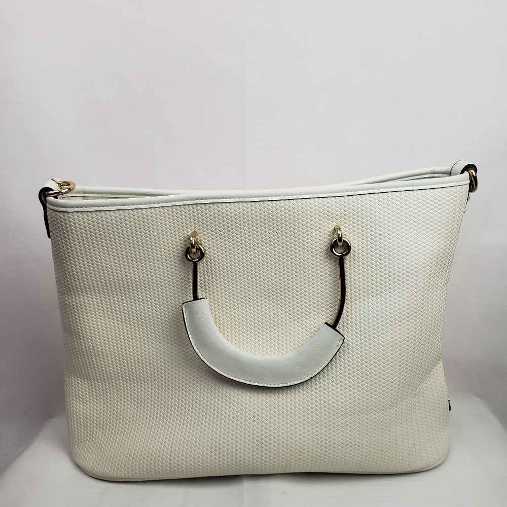 Christian Lacroix Tote White Faux Leather.Pe..ctop - Picture 7 of 11